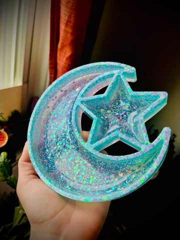 moon and star dish