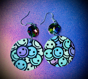 Smiley face earrings