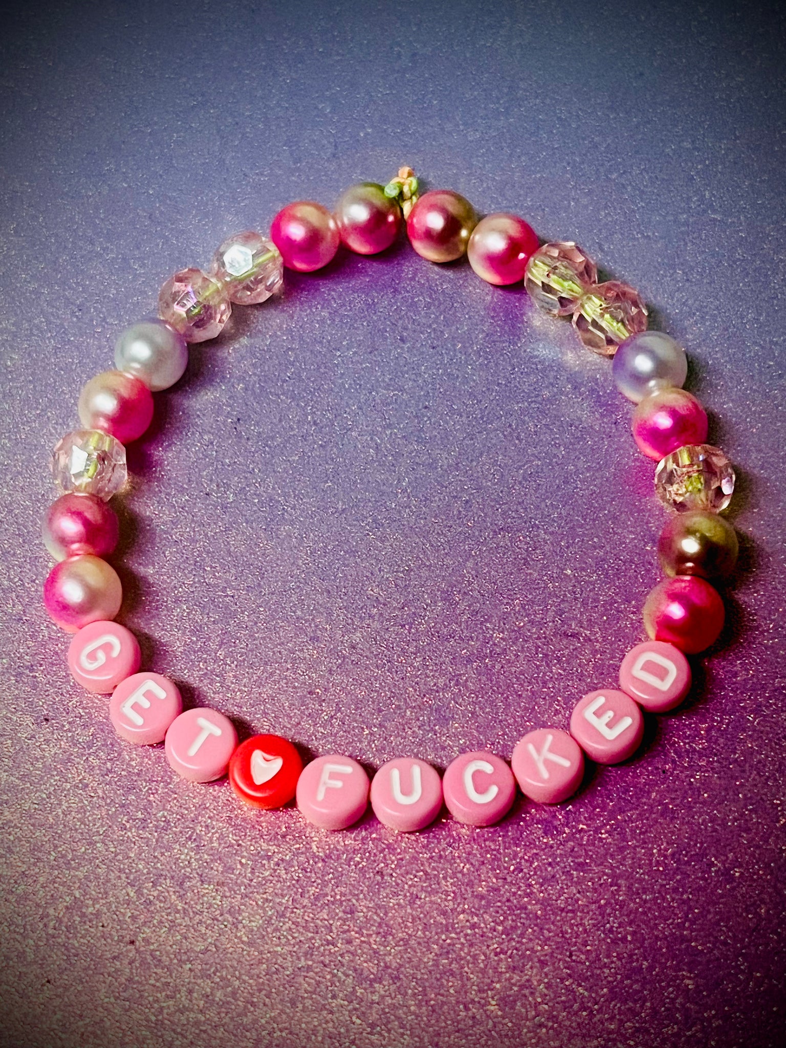 Get fucked stretch bracelet
