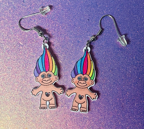 Troll earrings
