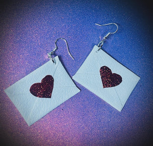 Love letter earrings