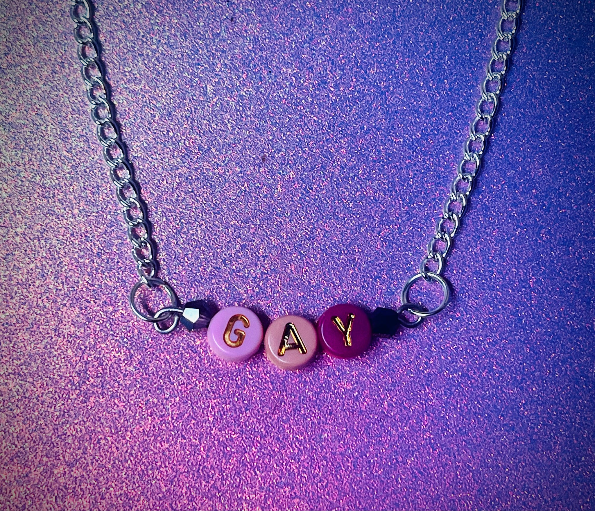 “Gay” necklace