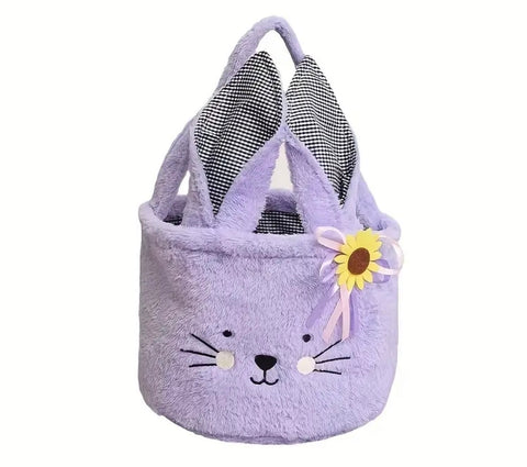 Personalized purple easter basket