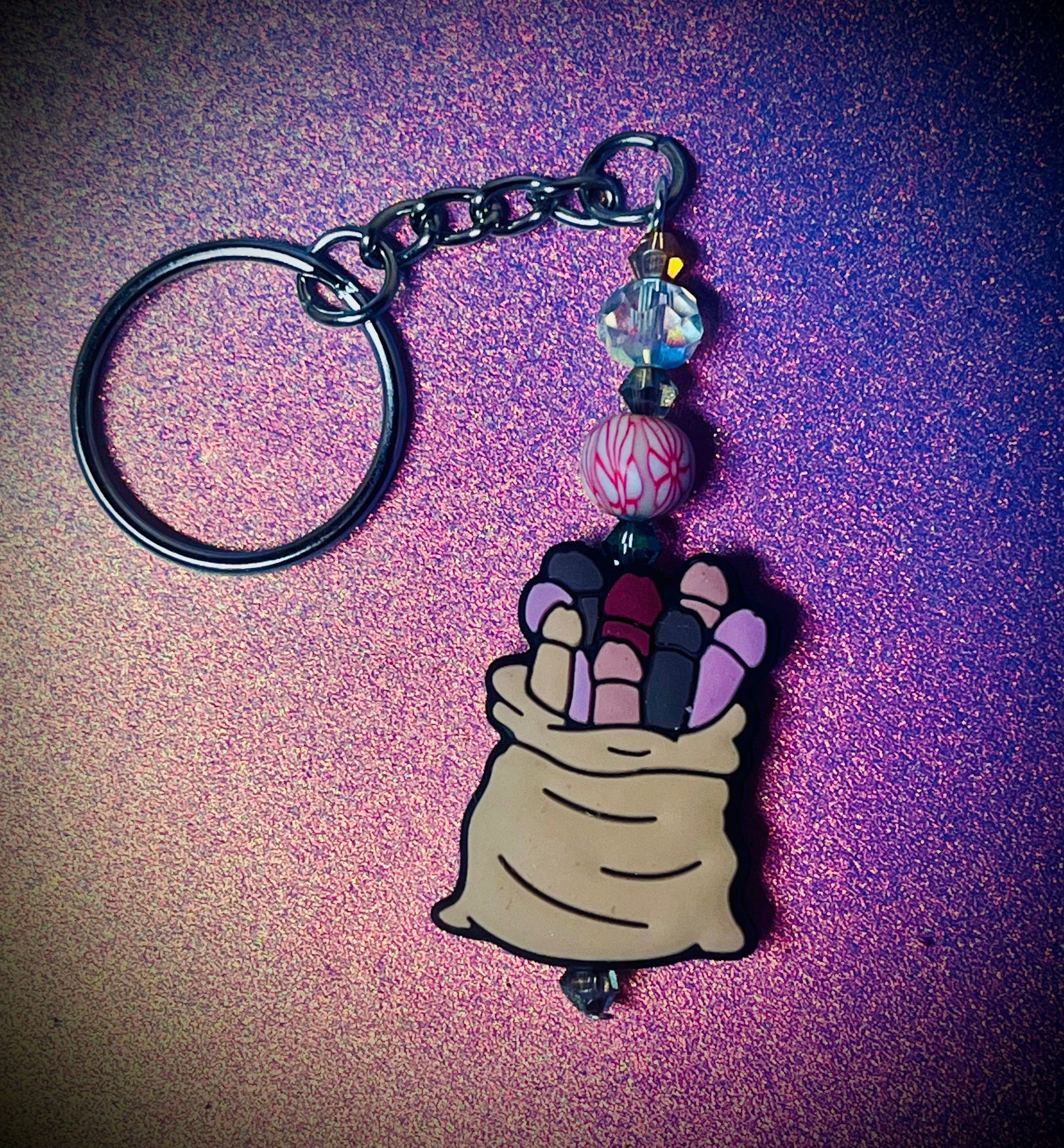 Bag of weiners keychain