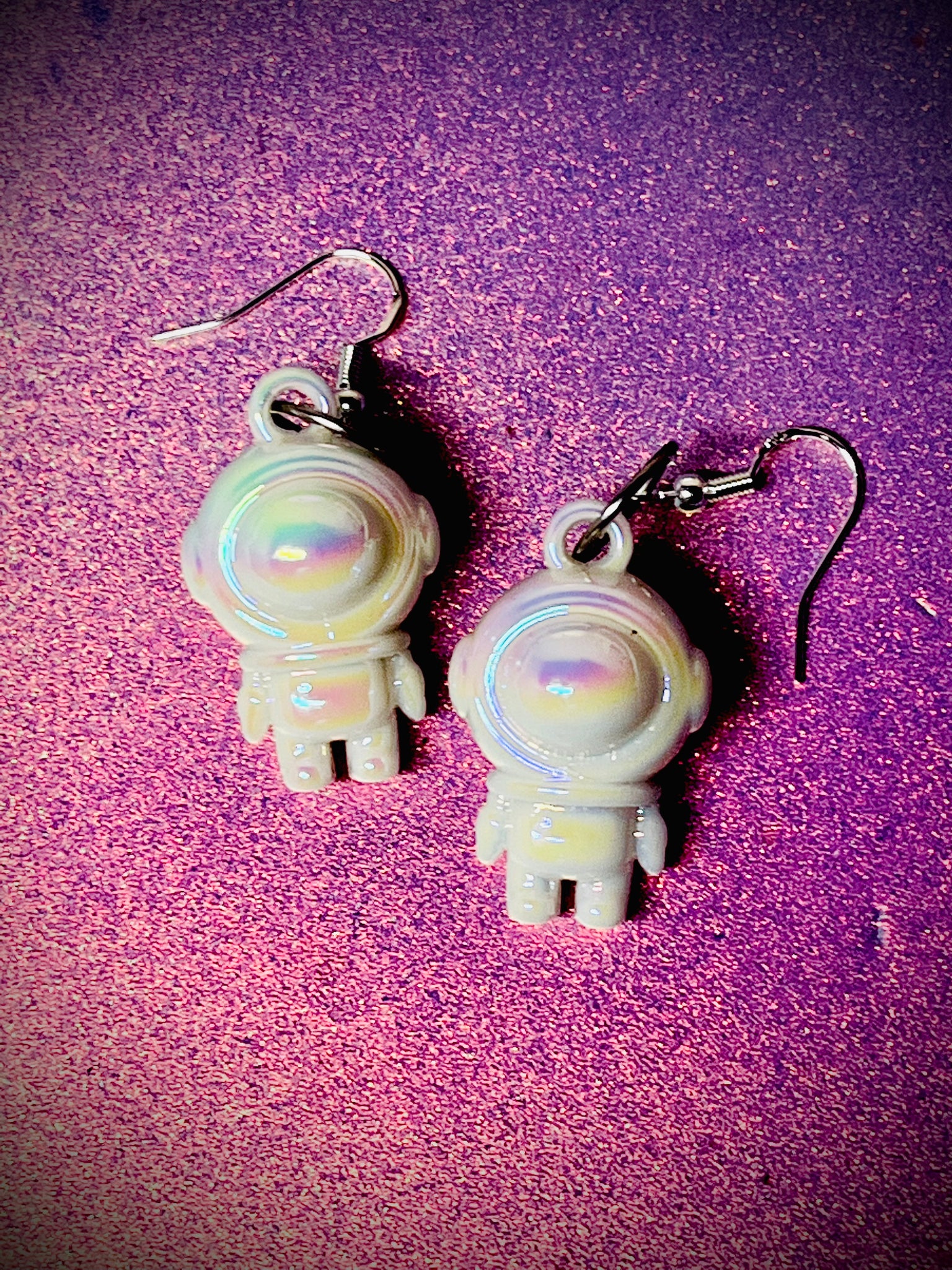 Astronaut earrings