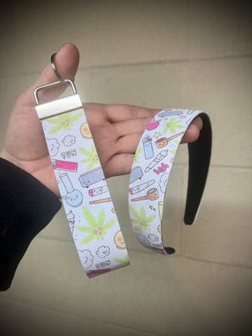 Stoner headband and keychain bundle