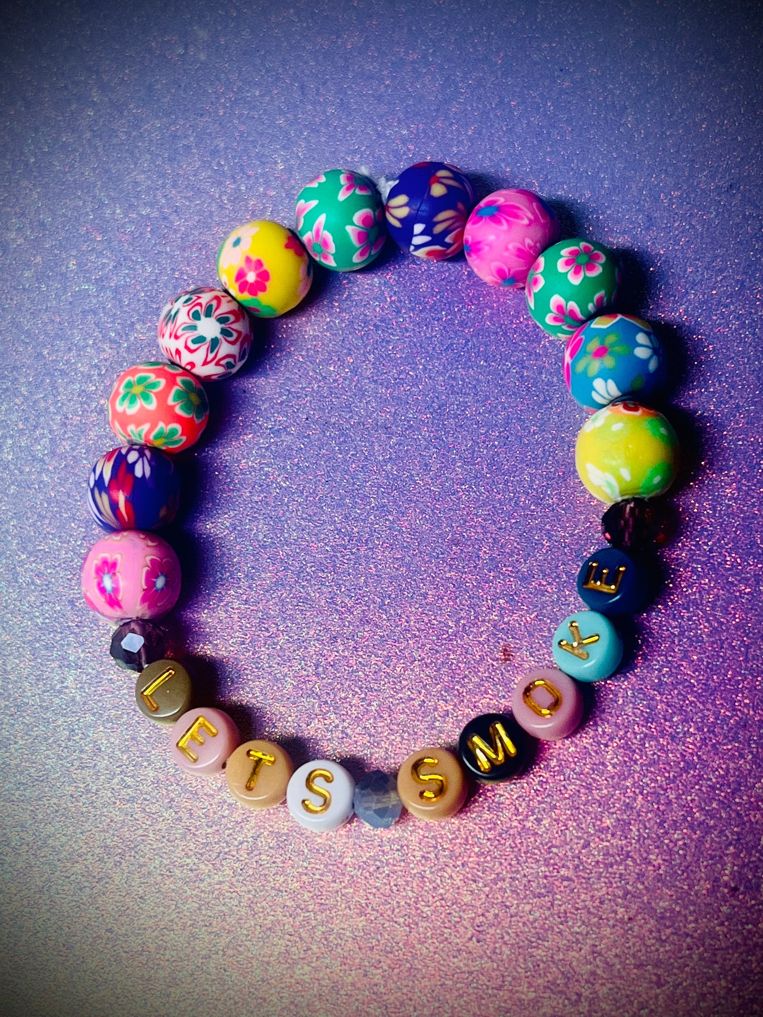 Let’s smoke stretch bracelet