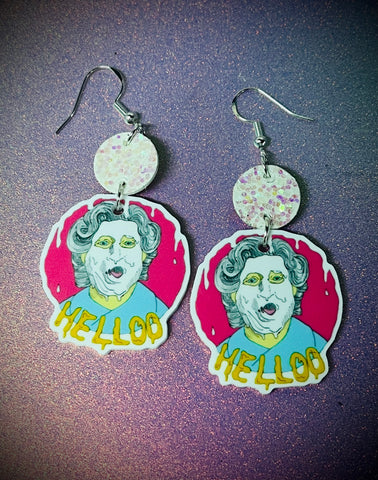 Mrs. Doubtfire earrings