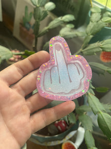 Middle finger trinket dish