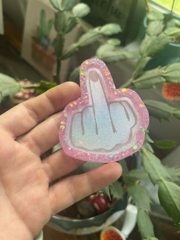 Middle finger trinket dish