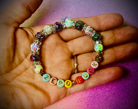 Zero fucks bracelet