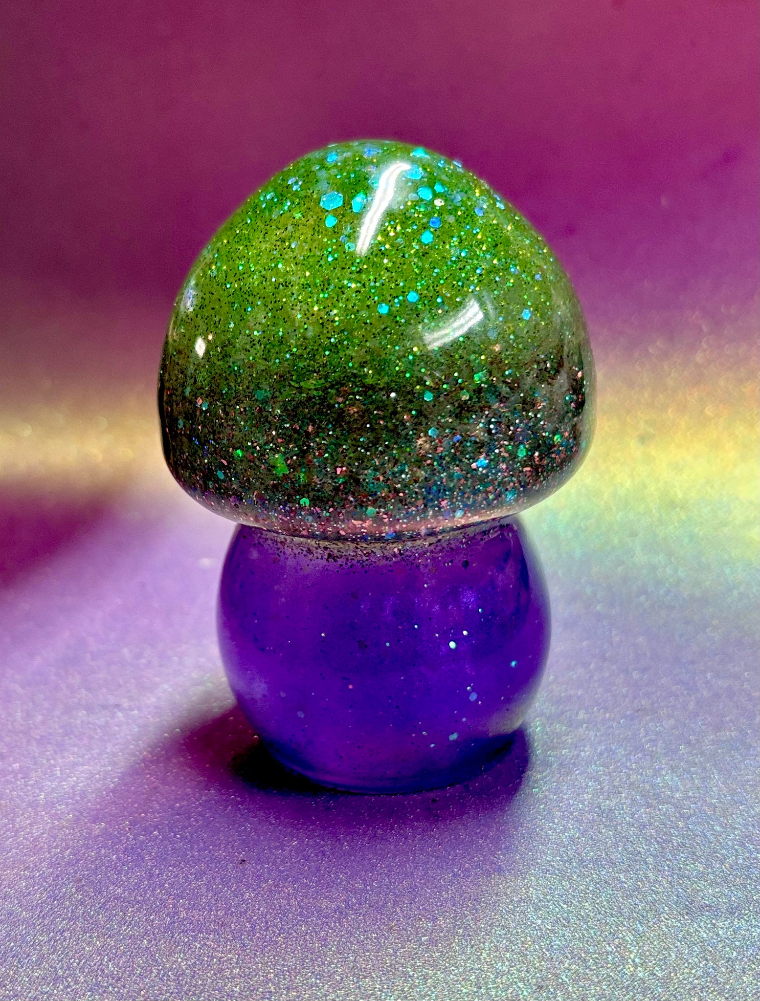 Resin mushroom shelf sitter