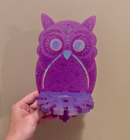 Owl wall shelf