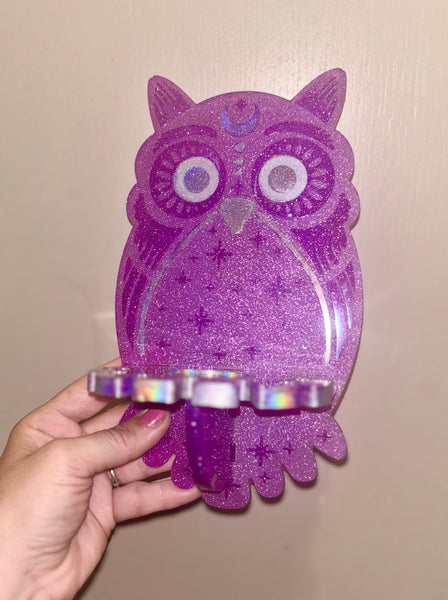 Owl wall shelf