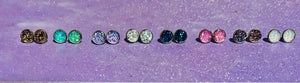 8mm druzy studs