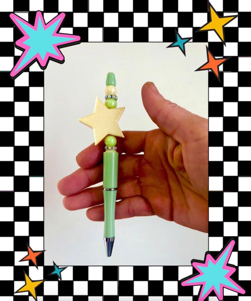 Kawaii star fidget spinner ink pen