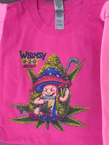 Whimsy fest pink shirt small