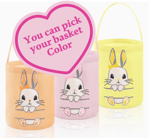 Stuffed custom easter baskets