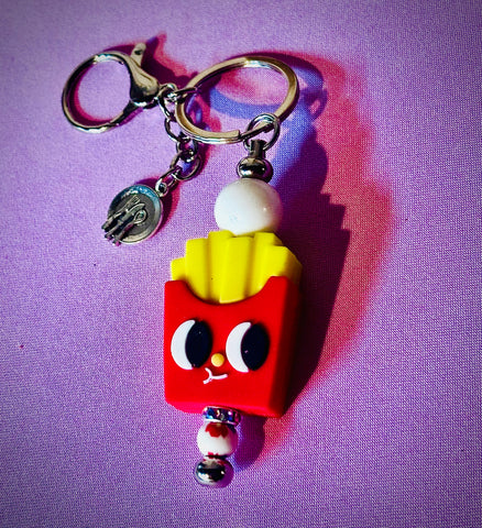 French fry kawaii keychain