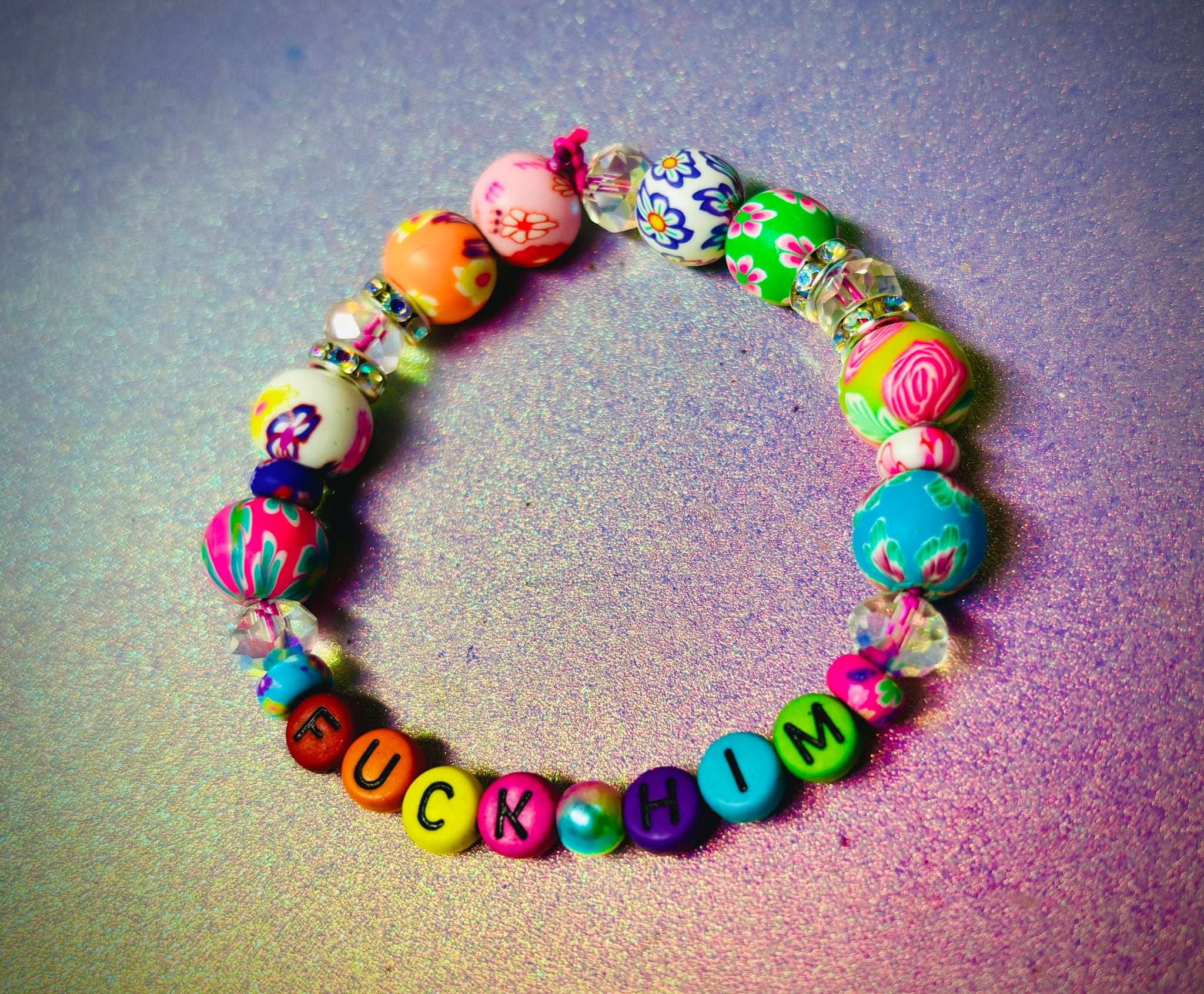 Fuck him bracelet