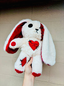 Goth bunny plush