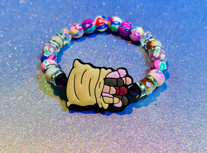 Bag of weiners stretch bracelet