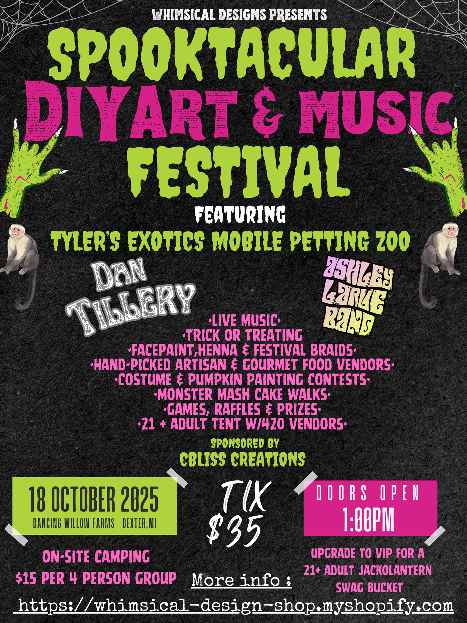POST PONED FOR MAY -Whimsy’s DIY fest TlX