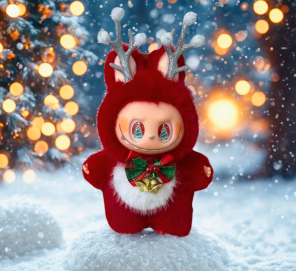 Holiday collectors lafufu plush monsters keychain plush