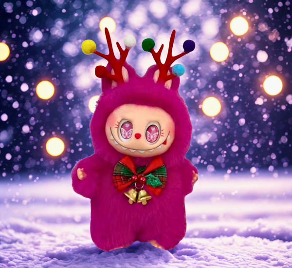 Holiday collectors lafufu plush monsters keychain plush