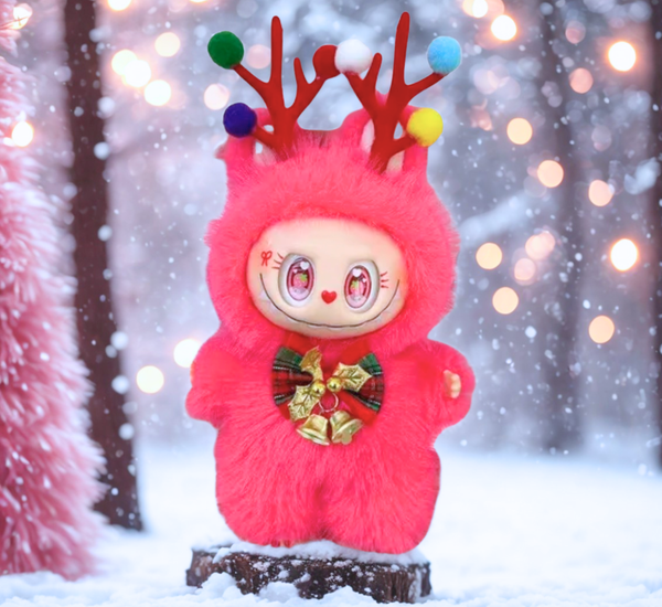 Holiday collectors lafufu plush monsters keychain plush