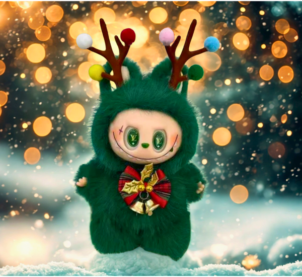 Holiday collectors lafufu plush monsters keychain plush