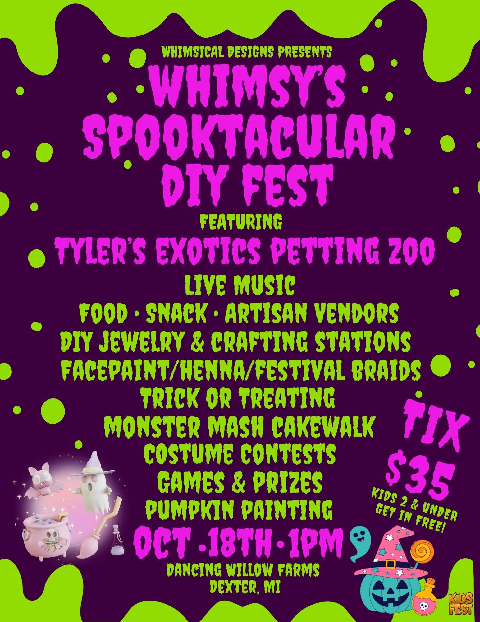 *ARTISAN* vendor spots *spooktacular DIY fest*