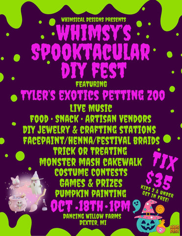 *ARTISAN* vendor spots *spooktacular DIY fest*