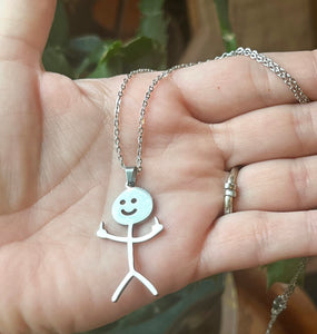 Flipping the bird necklace