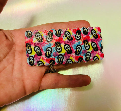 Ghostface hair clips square