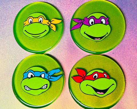 ninja turtles coaster set