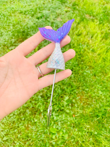 Mermaid tail roach clip