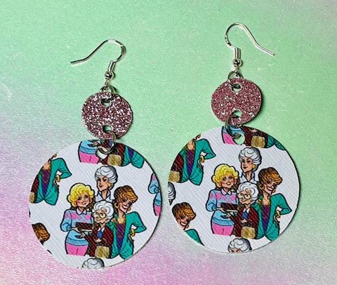 Golden girls earrings