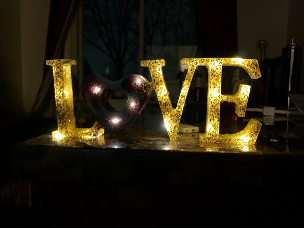 “Love” Lamp