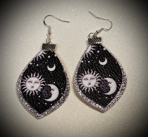 Sun and moon dangles