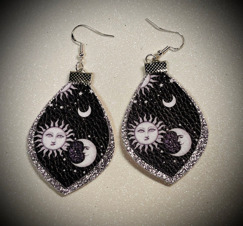 Sun and moon dangles