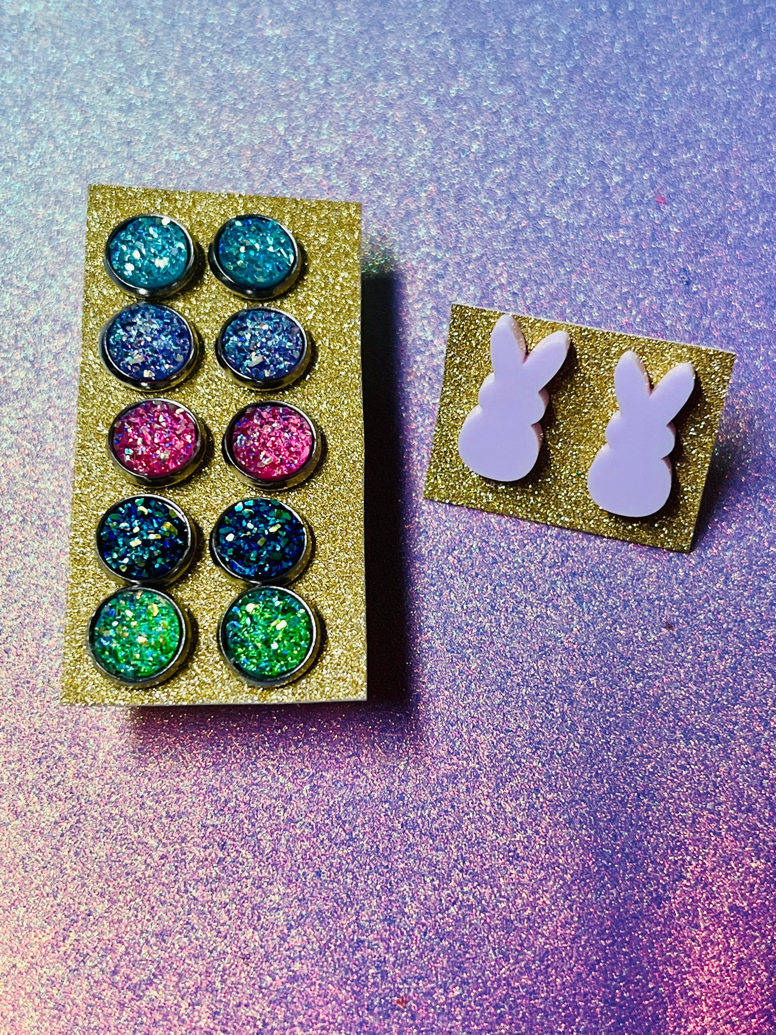 Easter stud earring set