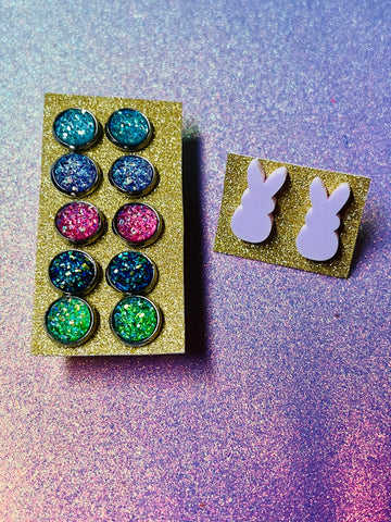 Easter stud earring set