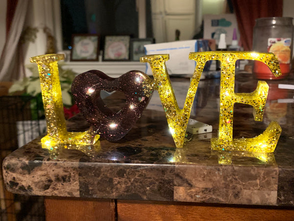 “Love” Lamp