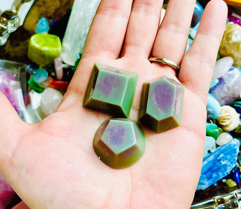 Gemstone wax melts