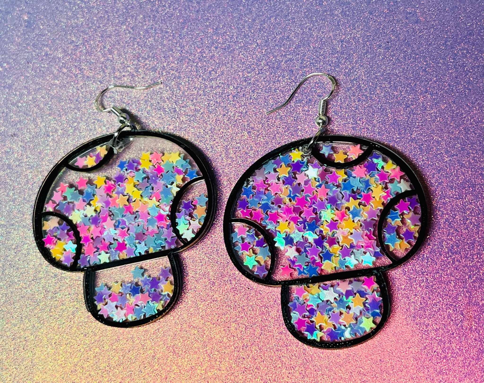 Mushroom earrings