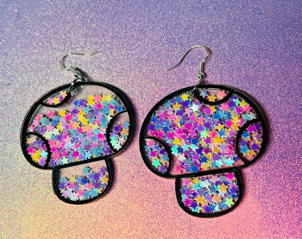 Mushroom earrings