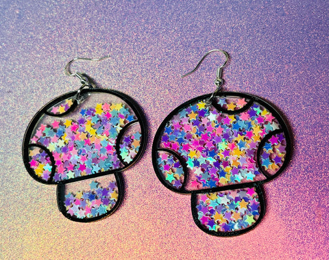 Mushroom earrings