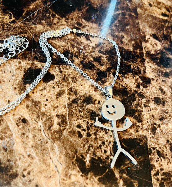 Flipping the bird necklace