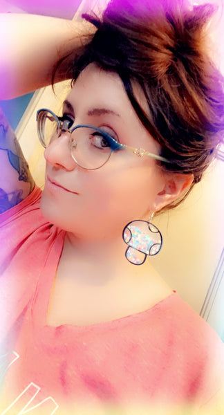 Mushroom earrings